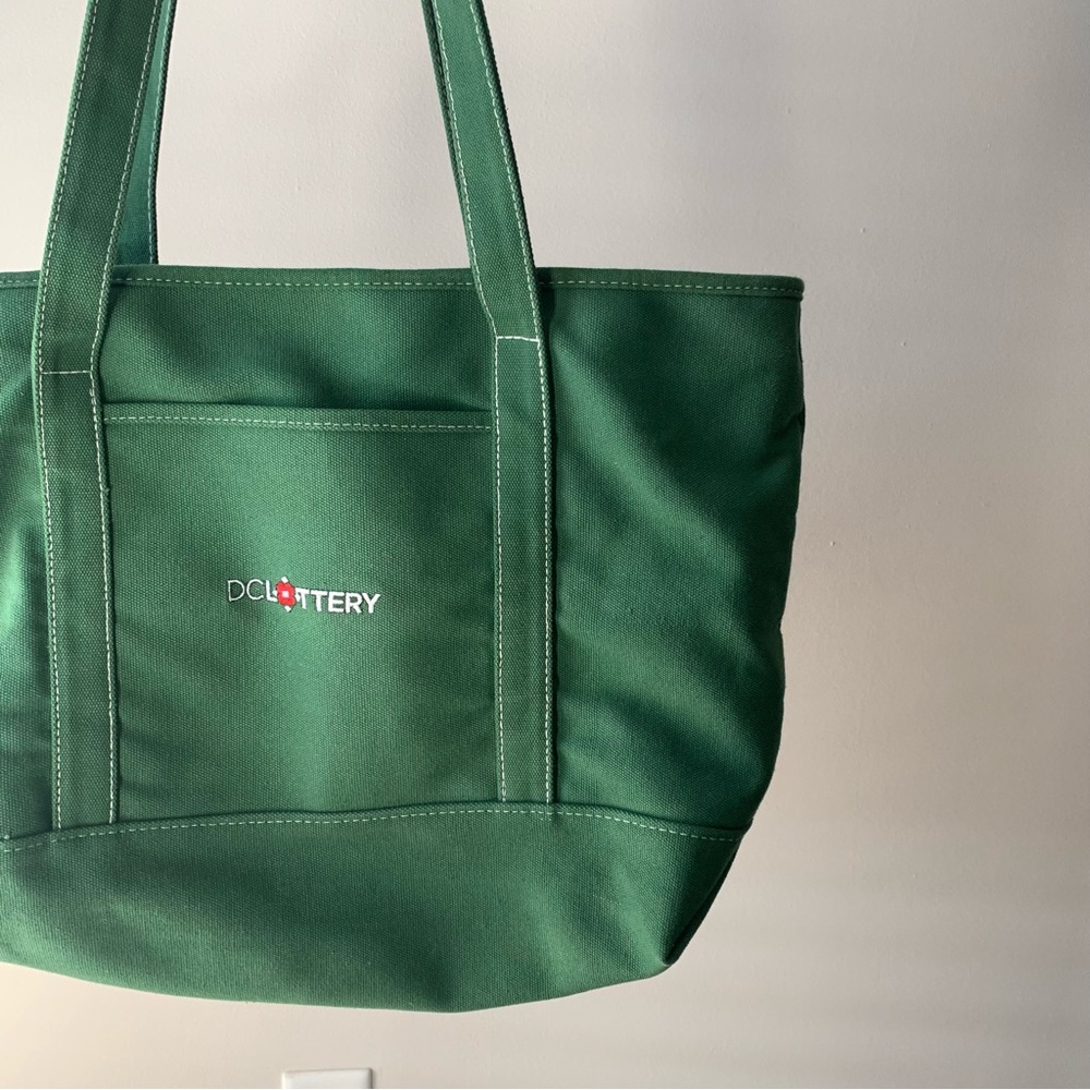 Green DC Lottery Tote bag